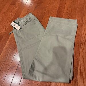 NWT LL BEAN Women's Sunwashed Canvas Drawstring Pants Sz S